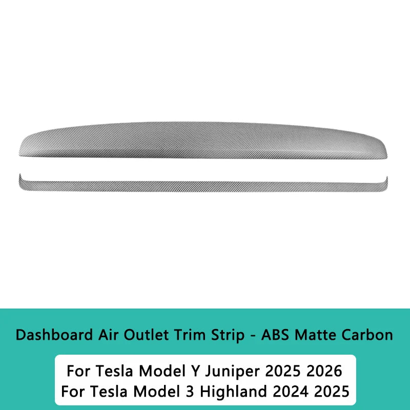 Heenvn Highland Dashboard Cover Trim For Tesla Model 3 And Model Y Juniper