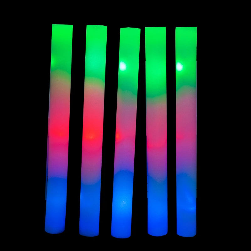 XinWen LC 30 Pack RGB LED Foam Sticks For Weddings And Parties
