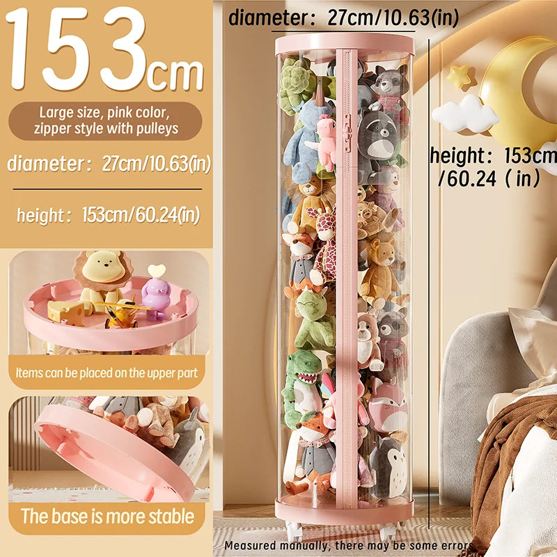 Guangdong Choice Doll Storage Box Transparent Plush Toy Organizer