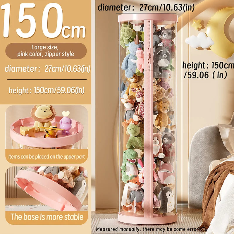 Guangdong Choice Doll Storage Box Transparent Plush Toy Organizer