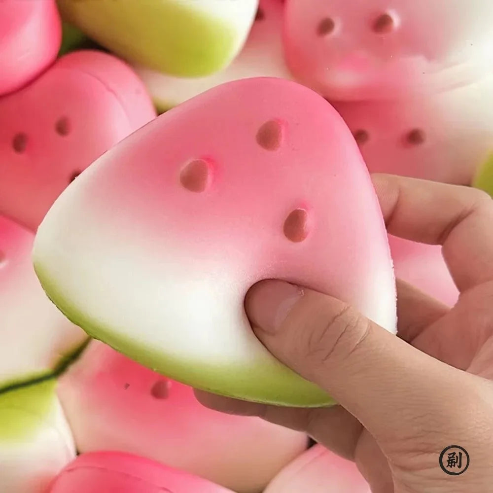 Watermelon Fidget Toy Stress Reliever Slow Rising Pinch Squeeze