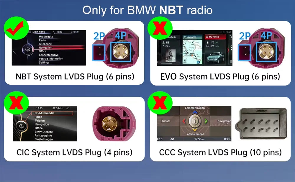 BONROAD Wireless CarPlay Android Auto AirPlay Mirroring Adapter For BMW