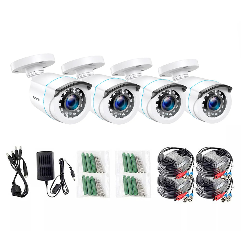 ZOSI 1080P TVI Security Cameras Analog CCTV DVR