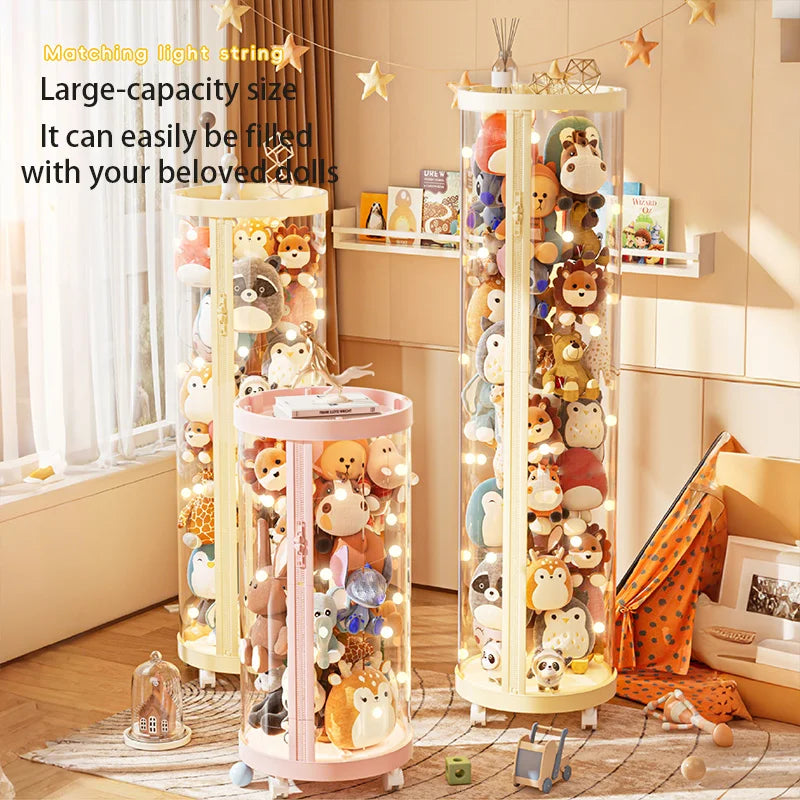 Guangdong Choice Doll Storage Box Transparent Plush Toy Organizer