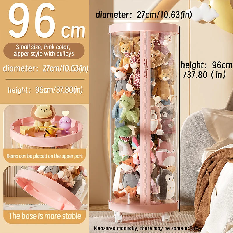 Guangdong Choice Doll Storage Box Transparent Plush Toy Organizer