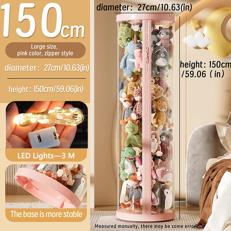 Guangdong Choice Doll Storage Box Transparent Plush Toy Organizer