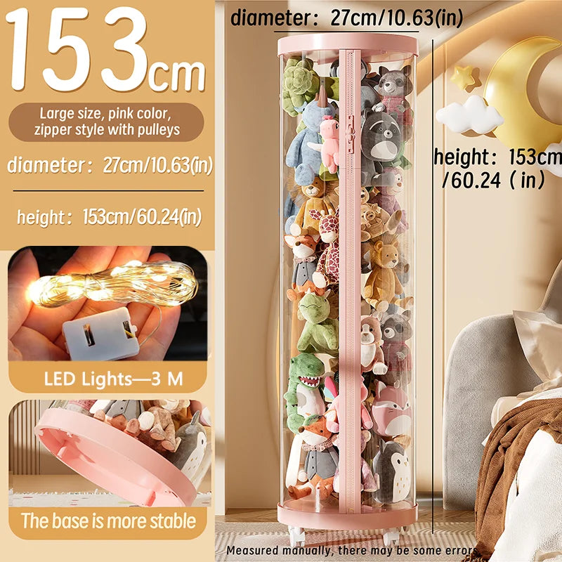 Guangdong Choice Doll Storage Box Transparent Plush Toy Organizer