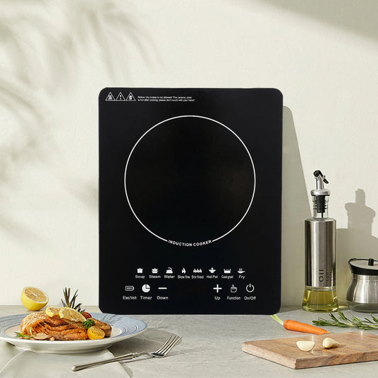 Portable Electric Induction Cooktop With Timer And 8 Power Levels