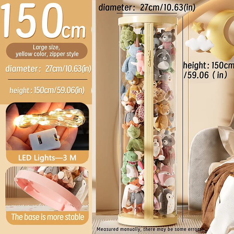 Guangdong Choice Doll Storage Box Transparent Plush Toy Organizer