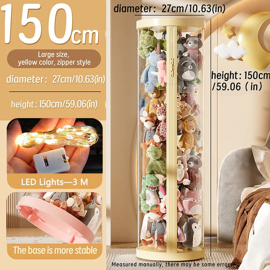 Guangdong Choice Doll Storage Box Transparent Plush Toy Organizer