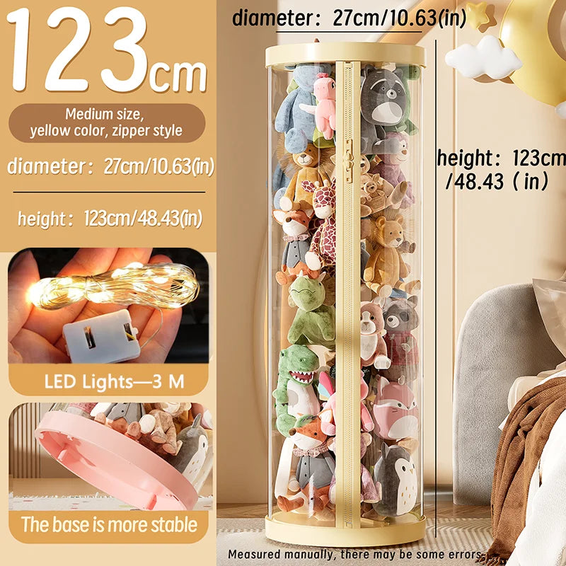 Guangdong Choice Doll Storage Box Transparent Plush Toy Organizer