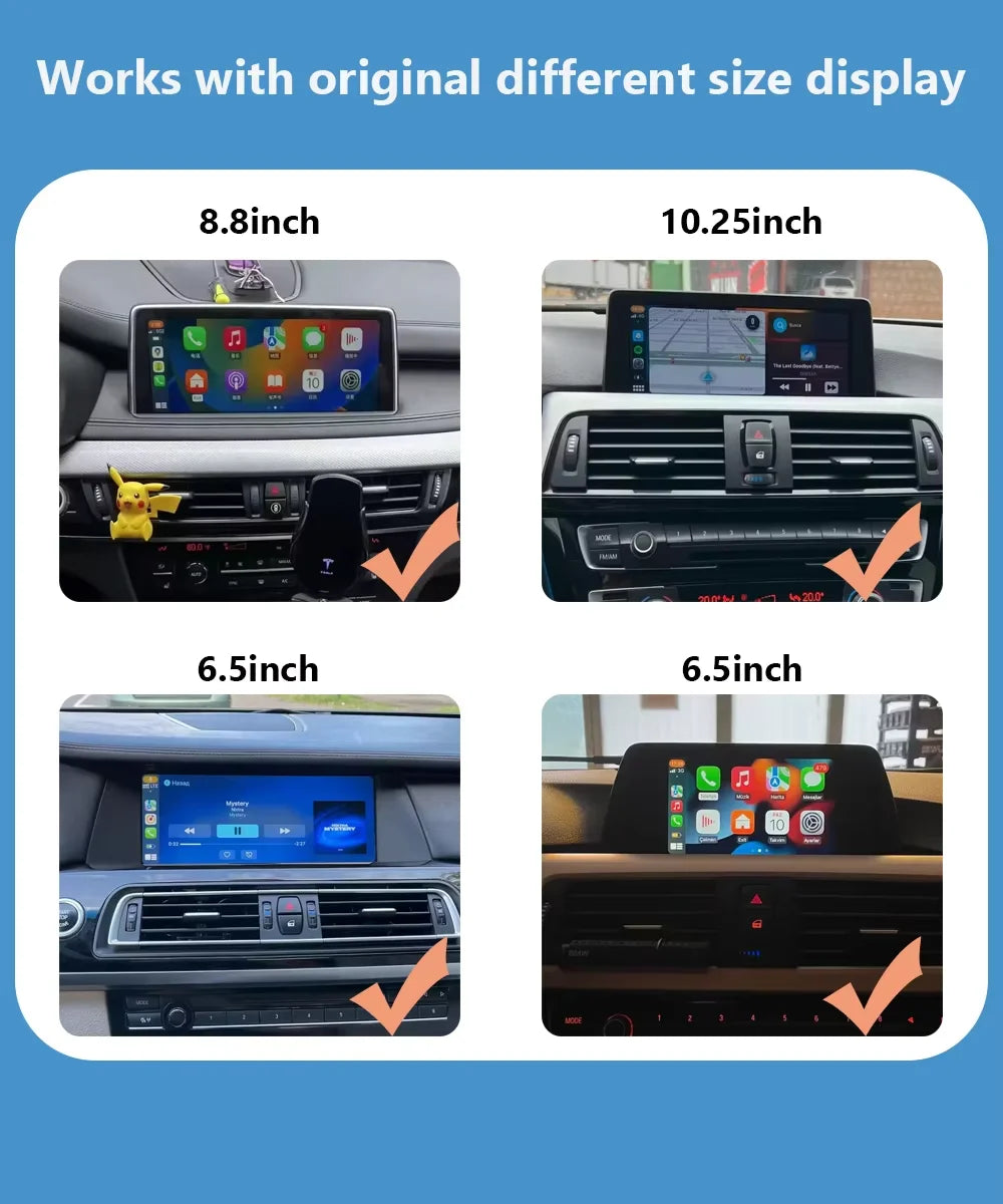BONROAD Wireless CarPlay Android Auto AirPlay Mirroring Adapter For BMW