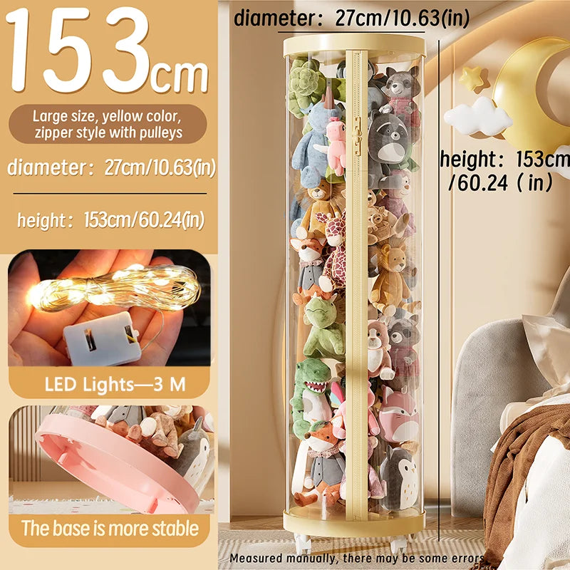 Guangdong Choice Doll Storage Box Transparent Plush Toy Organizer