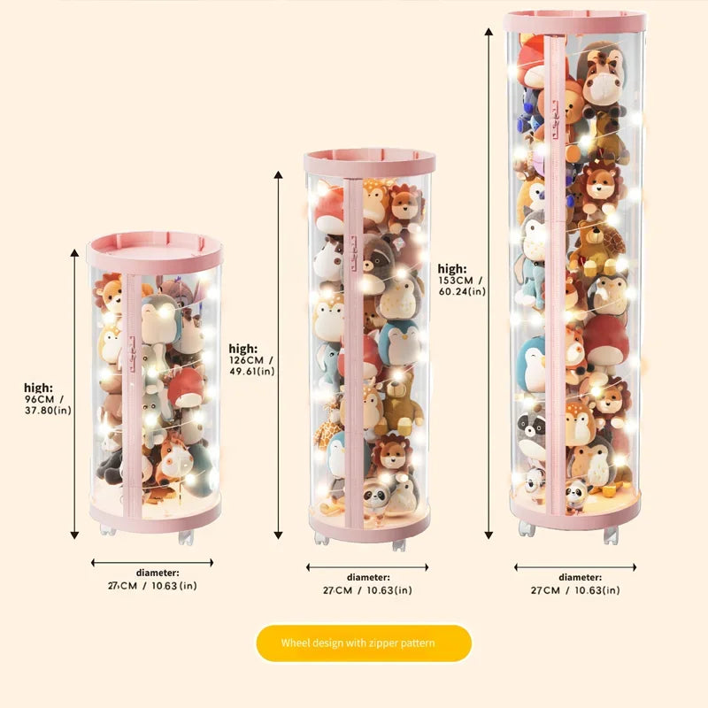 Guangdong Choice Doll Storage Box Transparent Plush Toy Organizer