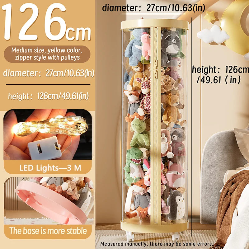 Guangdong Choice Doll Storage Box Transparent Plush Toy Organizer