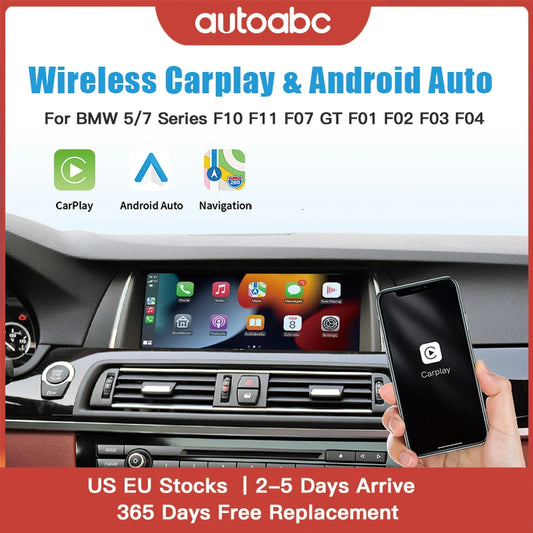 AUTOABC Wireless CarPlay Android Auto For BMW F10 F11
