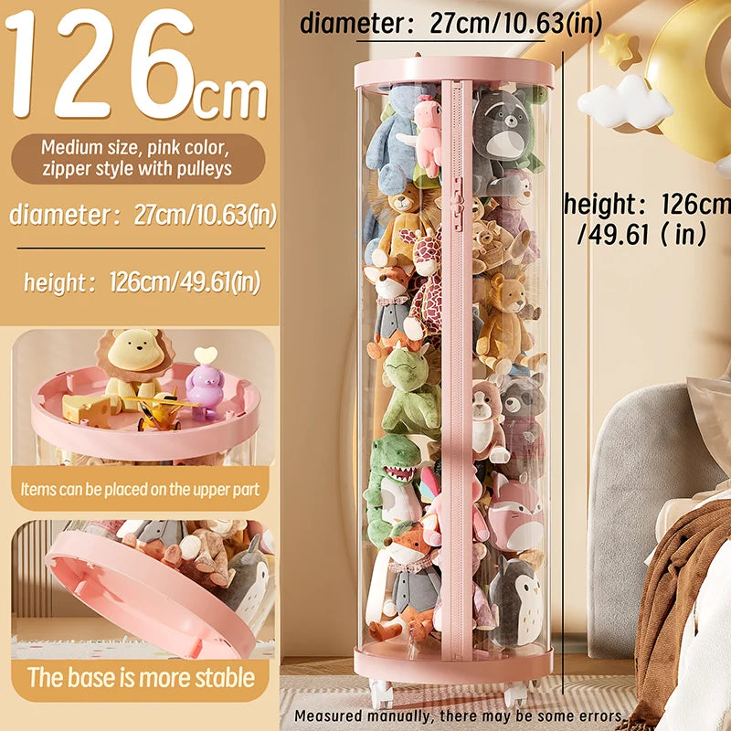Guangdong Choice Doll Storage Box Transparent Plush Toy Organizer