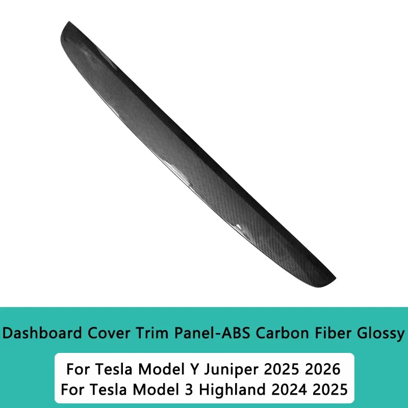 Heenvn Highland Dashboard Cover Trim For Tesla Model 3 And Model Y Juniper