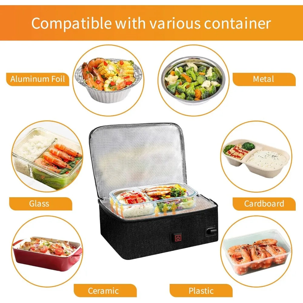 Nbvcx Portable 3 In 1 Electric Food Warmer