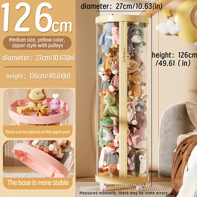 Guangdong Choice Doll Storage Box Transparent Plush Toy Organizer