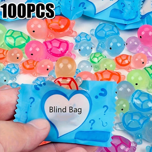 Glow In The Dark 3D Turtle Blind Bags For DIY Crafts And Party Favors