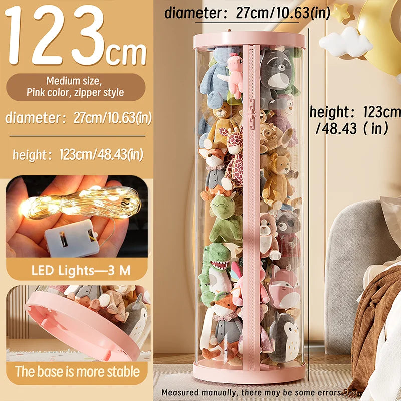 Guangdong Choice Doll Storage Box Transparent Plush Toy Organizer