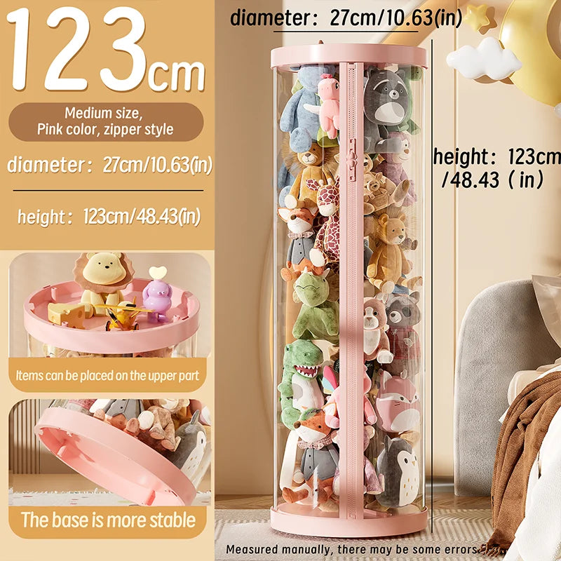 Guangdong Choice Doll Storage Box Transparent Plush Toy Organizer