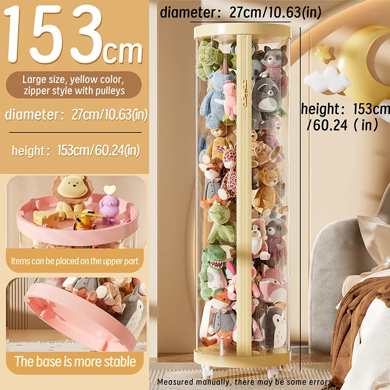 Guangdong Choice Doll Storage Box Transparent Plush Toy Organizer