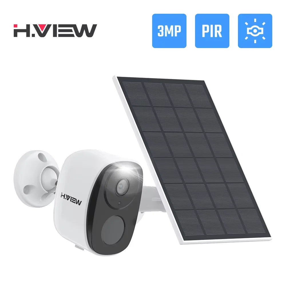 H.VIEW PIR Battery Powered Wireless Outdoor 2K 3MP Security Camera