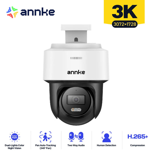 ANNKE CPT500 3K Mini PT Speed Dome Camera PoE Night Vision