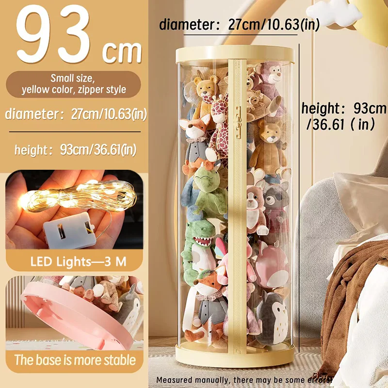 Guangdong Choice Doll Storage Box Transparent Plush Toy Organizer