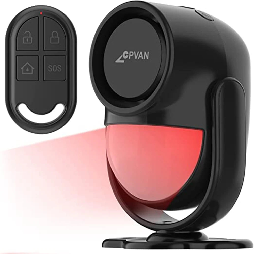 CPVan 433MHz Wireless Infrared Motion Detector Security Alarm 125dB