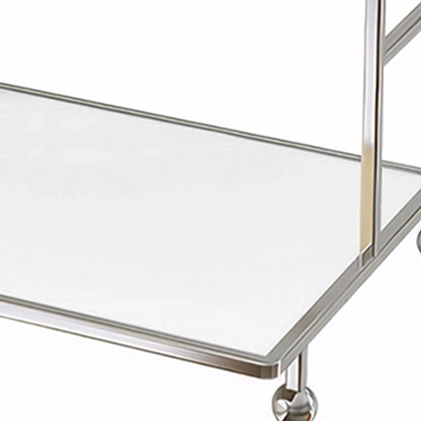 Two Tier Metal Counter Storage Rack For Dresser And Kitchen