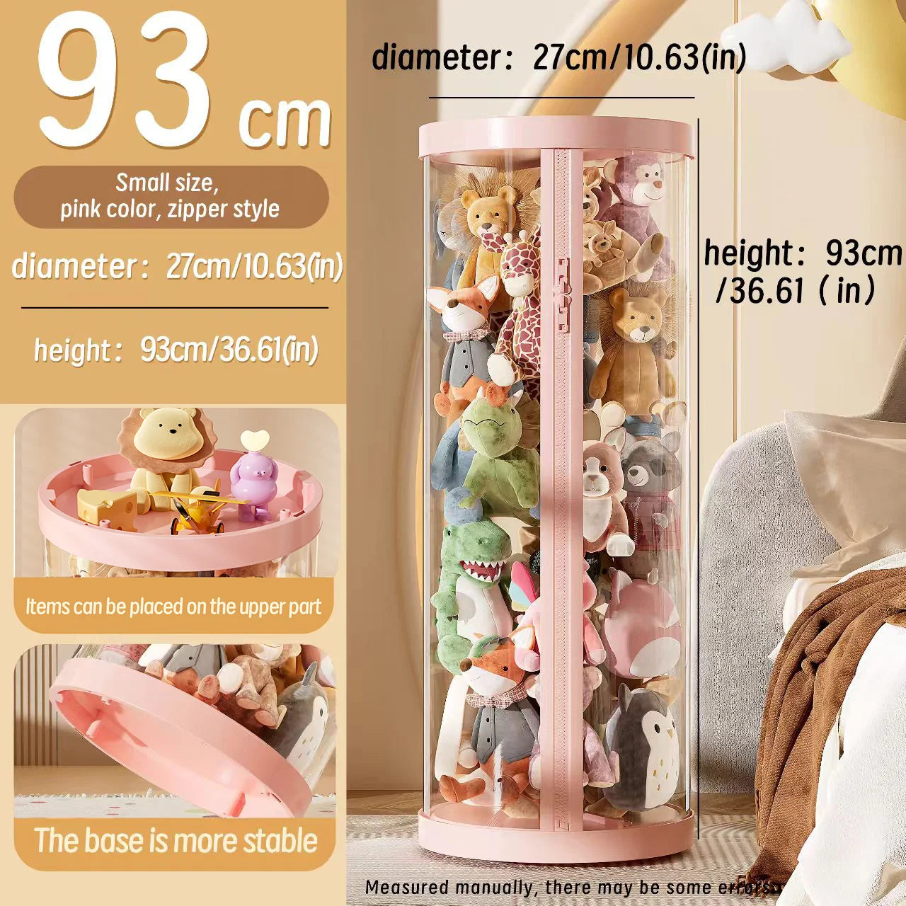 Guangdong Choice Doll Storage Box Transparent Plush Toy Organizer