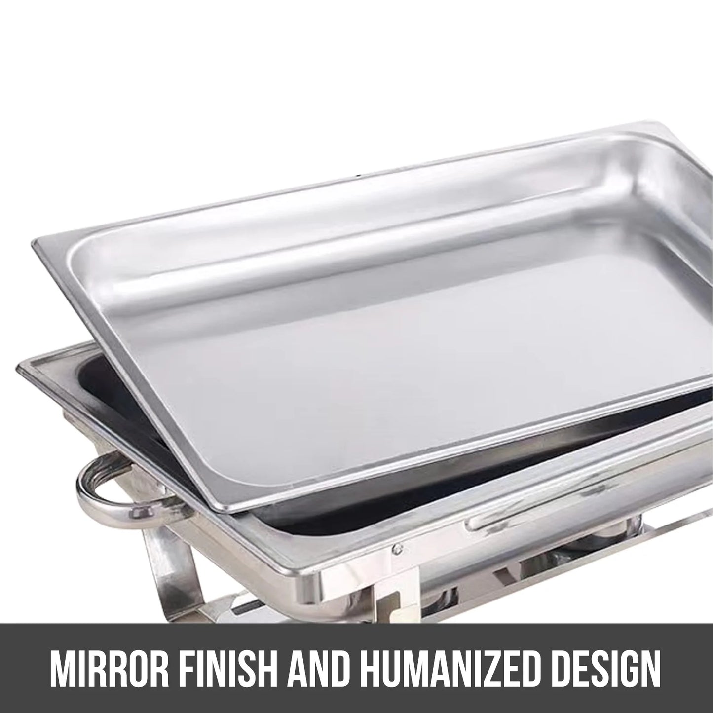 Electric Stainless Steel Chafing Dish Buffet Set With Food Warmer And Fuel Holder For Catering