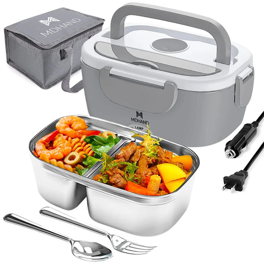 Electric Lunch Box Warmer 65W Portable Food Heater Leakproof
