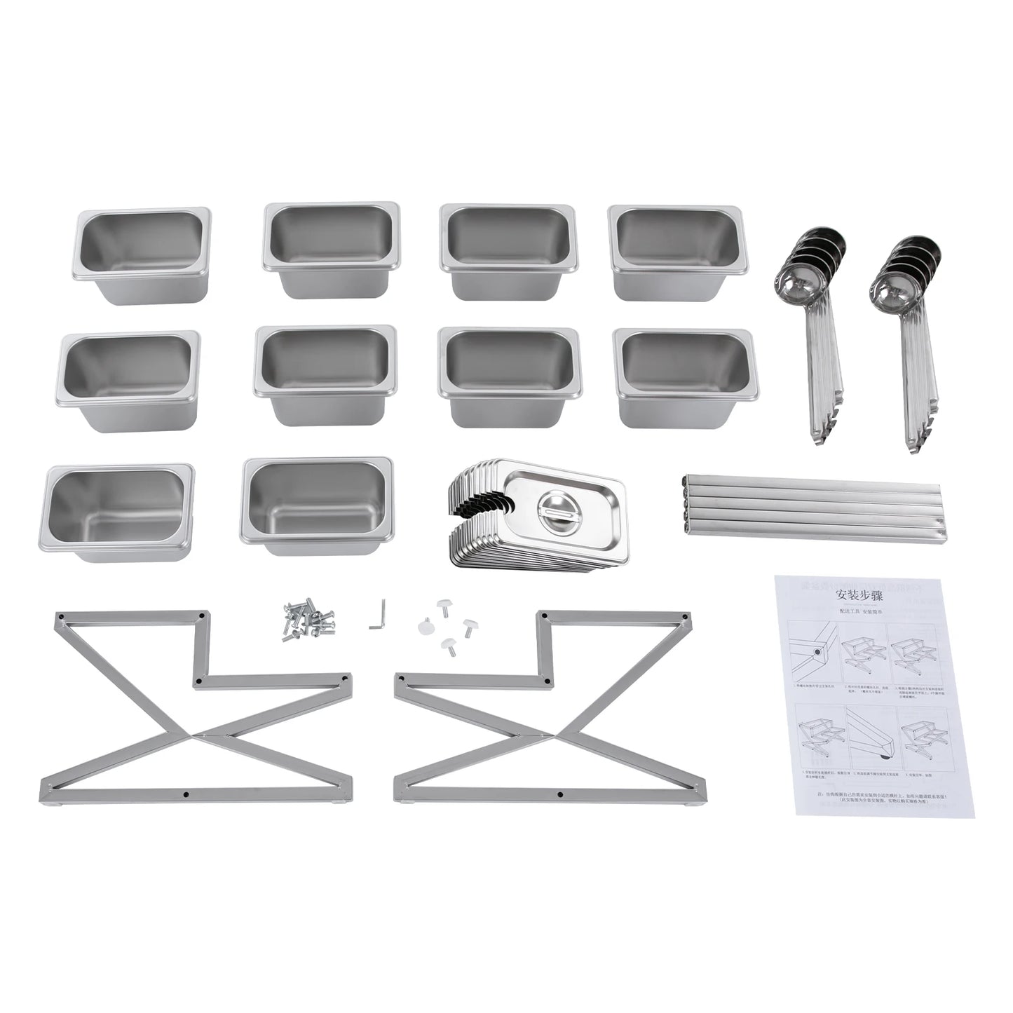 Expandable Stainless Steel Spice Rack Organizer for Seasonings and Spices