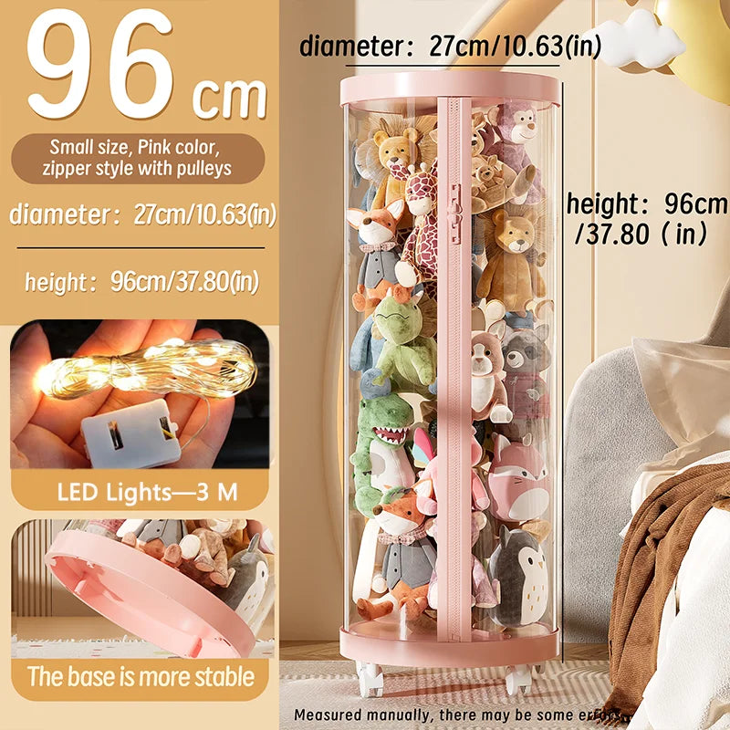 Guangdong Choice Doll Storage Box Transparent Plush Toy Organizer