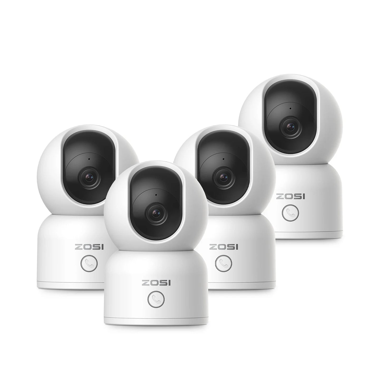 ZOSI 360 Degree PTZ AI Auto Tracking Security Camera With Night Vision