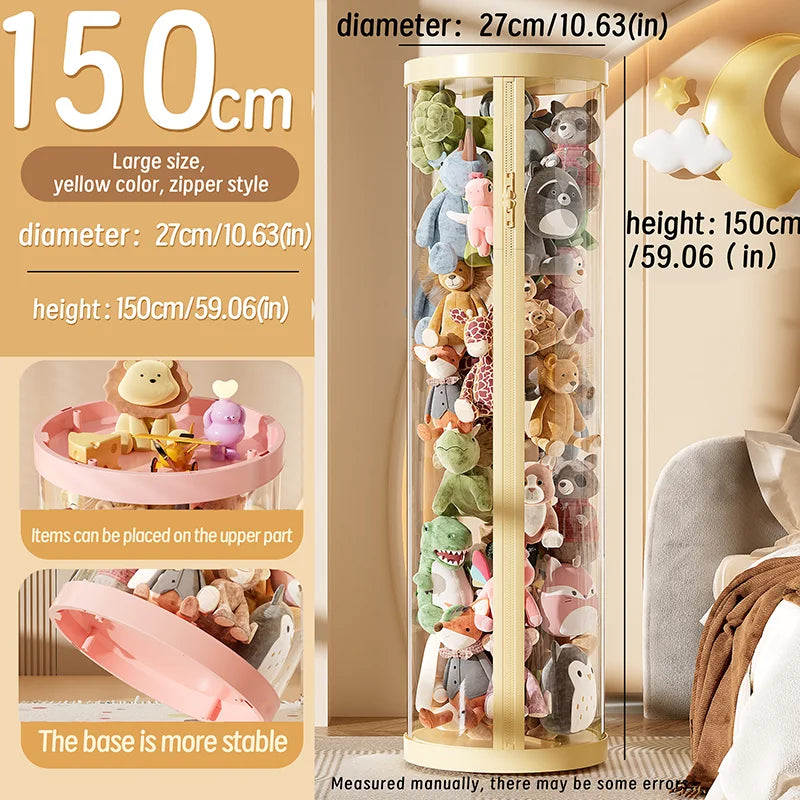 Guangdong Choice Doll Storage Box Transparent Plush Toy Organizer