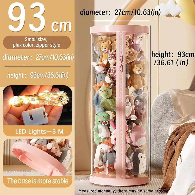 Guangdong Choice Doll Storage Box Transparent Plush Toy Organizer