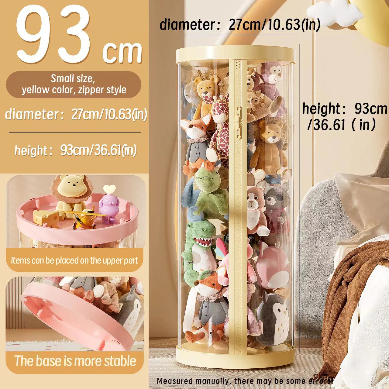 Guangdong Choice Doll Storage Box Transparent Plush Toy Organizer
