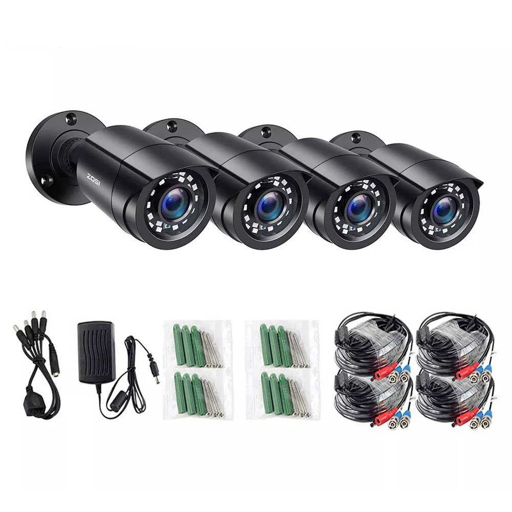 ZOSI 1080P TVI Security Cameras Analog CCTV DVR