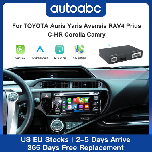 AUTOABC Wireless CarPlay Android Auto Decoder Box For Toyota Vehicles