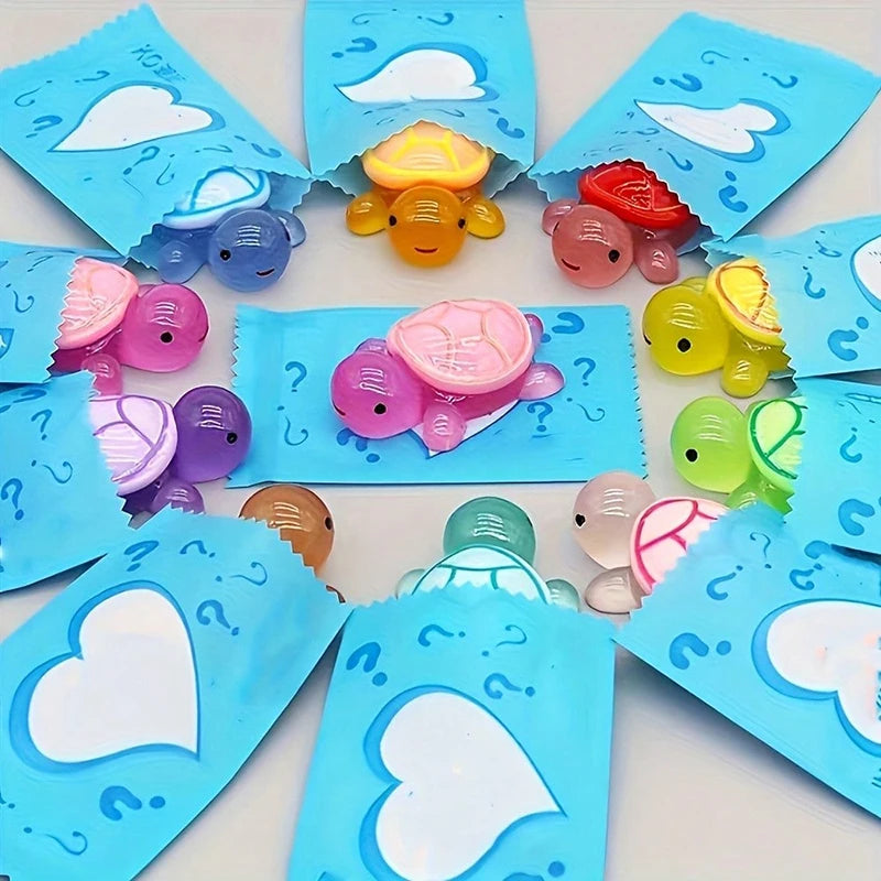 Glow In The Dark 3D Turtle Blind Bags For DIY Crafts And Party Favors