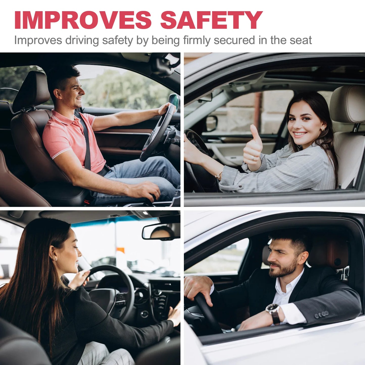 Universal 3 Point Retractable Car Seat Belt Automatic Locking Strap