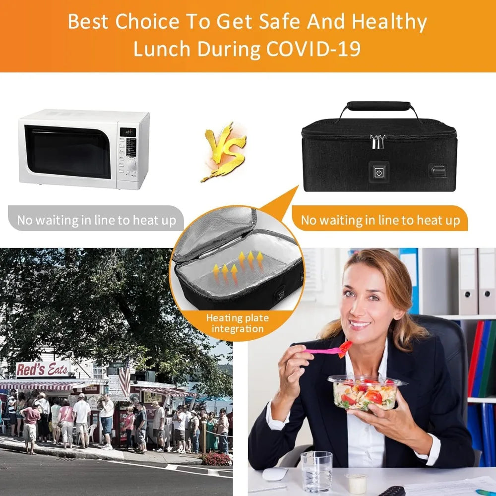 Nbvcx Portable 3 In 1 Electric Food Warmer