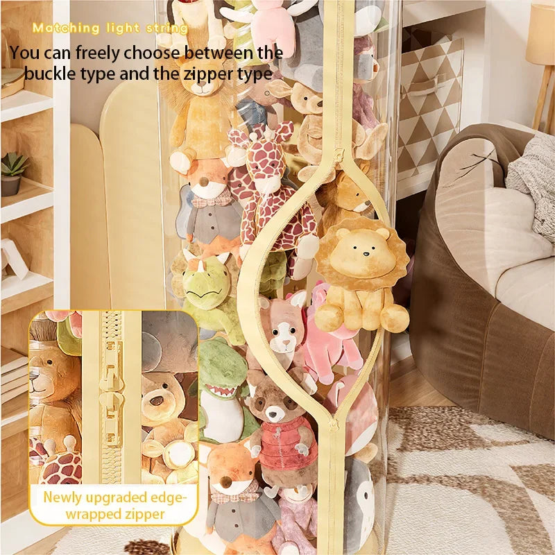 Guangdong Choice Doll Storage Box Transparent Plush Toy Organizer