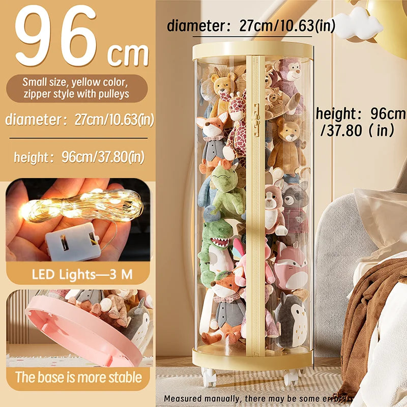 Guangdong Choice Doll Storage Box Transparent Plush Toy Organizer