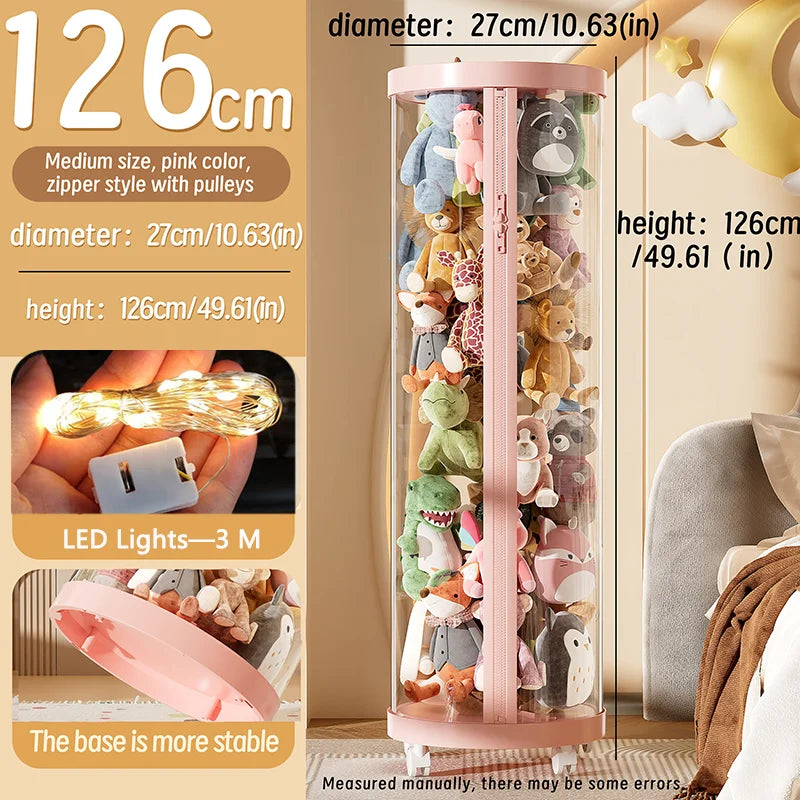 Guangdong Choice Doll Storage Box Transparent Plush Toy Organizer